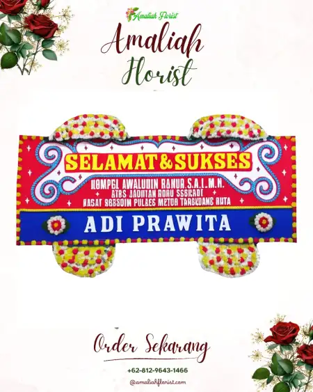 Papan Bunga Ucapan Selamat Wanareja